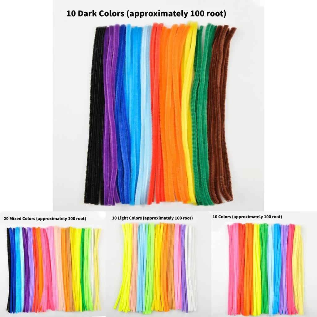Colorful Craft Hair Root Twisting Sticks For Diy Projects And Creative Play 95g Pack