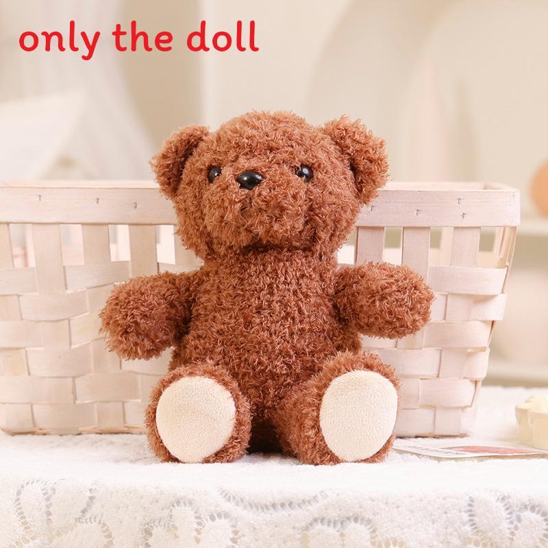 License Plate Cute Pattern Knitted Sweater Teddy Bear Toy Plush