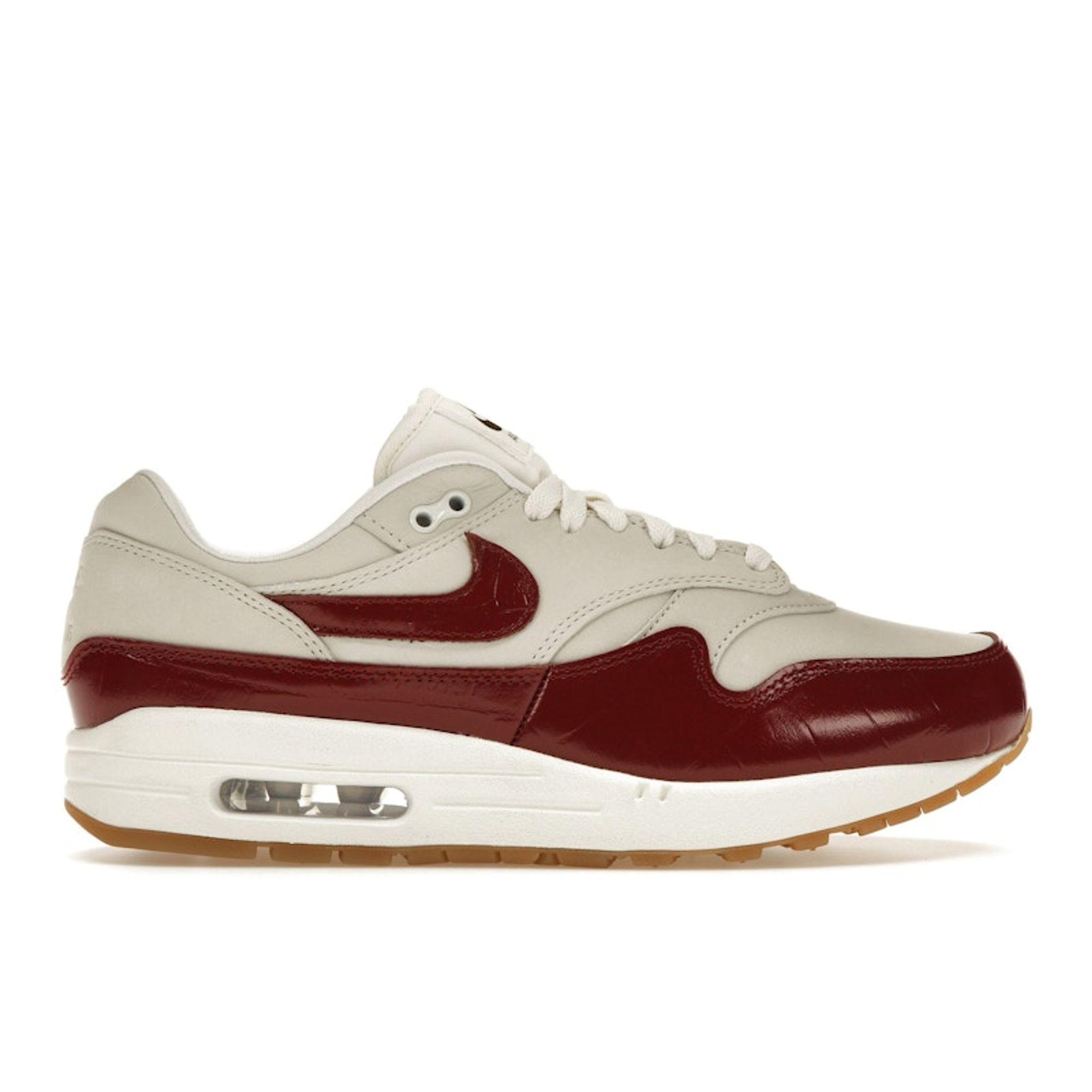 

Женские кроссовки Nike Air Max 1 LX Team Red Croc Крем Парусник Резина Светло-Коричневый FJ3169-100 36