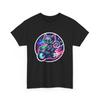 Unisex Adult T Shirt Alien Cat Sticker Nebula Motorcycle Cyber Punk Pet Tee Fun
