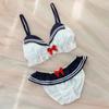 Sexy Lingerie Open Crotch Free Sexy Slutty Teasing Three-point Sailor Super Slutty Extreme Temptation Navy