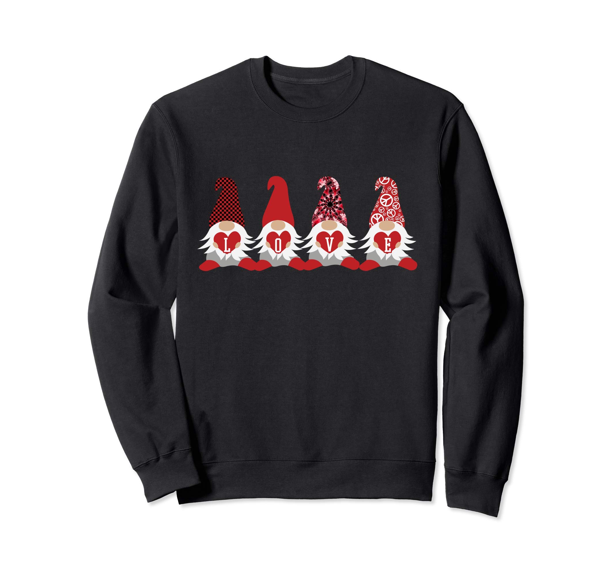 Gnome Valentine s Day Gift Love Heart Cute Gift Sweatshirt