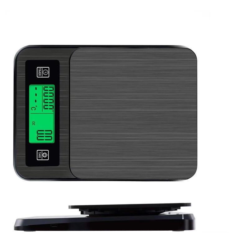 Miling Pour-Over Coffee Scale with Timer & Temp Probe (CN version) чёрный