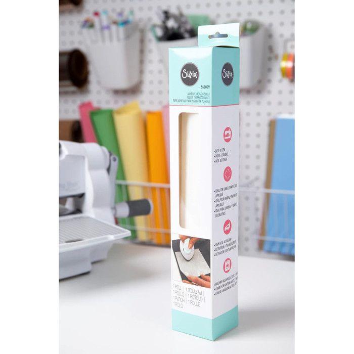 Rouleau de papier adhésif thermocollant double-face - 1 x 1 m