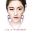 EMS Face Lifting Roller RF Double Chin V Face Shaped Facial Massager Jaw Cheek Thin Slimming Facial Lift Up Belt Skin Care Tool