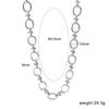 Trendy Titanium Steel Handmade Unisex Clavicle Necklace - Fashionable and Versatile Design