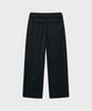 NOIRER FOR WOMAN Belted Pocket Wide Slacks (Black)