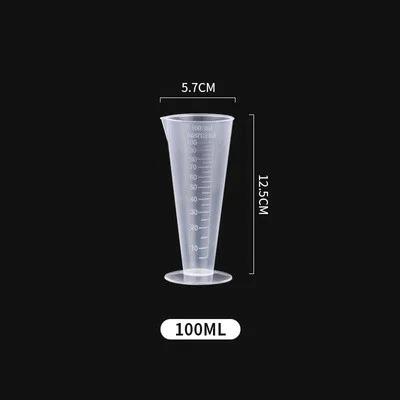

Acrylic Plastic Graduated Measuring Cup Liquid Container Epoxy Resin Silicone Making Tool Transparent Mixing Cup measuring spoon