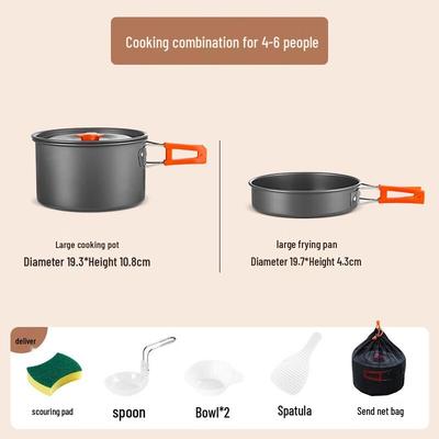 BinFu Outdoor Camping Cookware Set