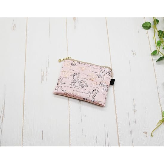 Kinran Nishijin-ori Mini Zipper Pouch, Flat, Accessory Case, Coin Purse, Offering Pouch, Mini Flat P
