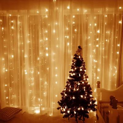 Curtain Garland Led String Lights Warm White Festival Christmas Decoration 8 Mode 5V Usb Holiday Light For Bedroom Home Outdoor