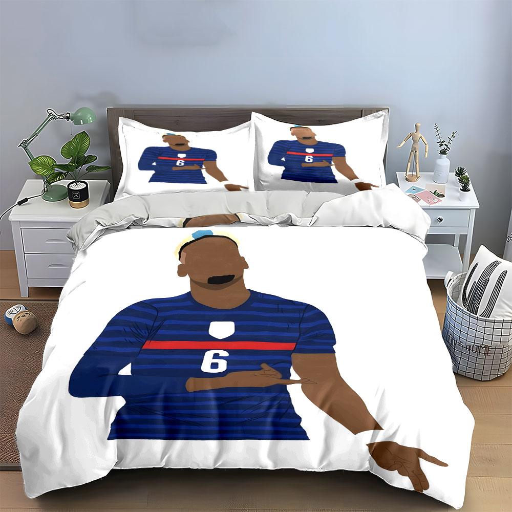 Athlete illustration in uniform. Bedding sets Duvet cover sets Duvet covers Pillowcases(1 * Duvet Cover 2 * Pillowcases without duvet insert)