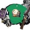 Pumpkin Skeleton Horror Halloween Tshirt Women Spooky Season Shirt Horror Pumpkin Graphic T Shirts Women Skeleton Halloween Top