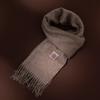 RECLOW RECLOW LAND 100% Cashmere Muffler Brown
