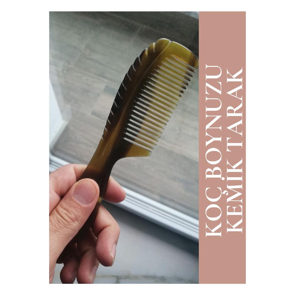 Bone Comb For Short Hair Ideal Ram Horn
