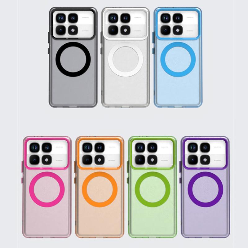 For Xiaomi 14T Case For Xiaomi 14 14T Pro 14 Ultra Cover Translucent Candy Color Matte Magnetic Shockproof Protective Bumper