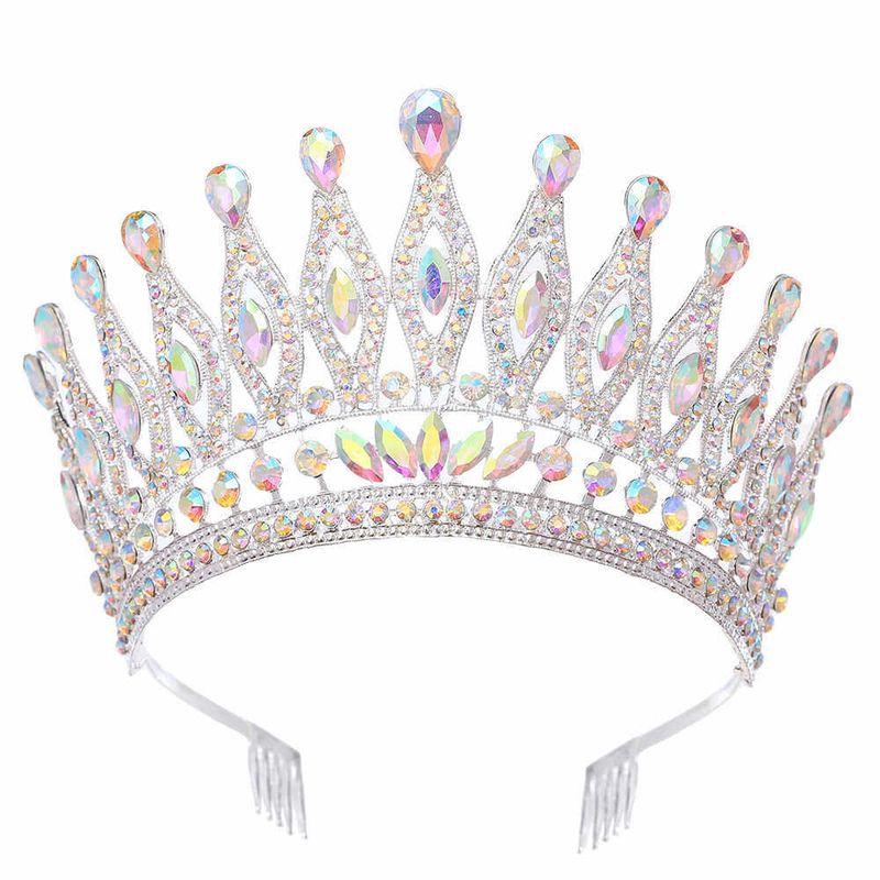 2024 New Arrival Crown Headdress Bridal Hair Accessories Fancy Fashion Crown Baroque Performance Pageant Miss World