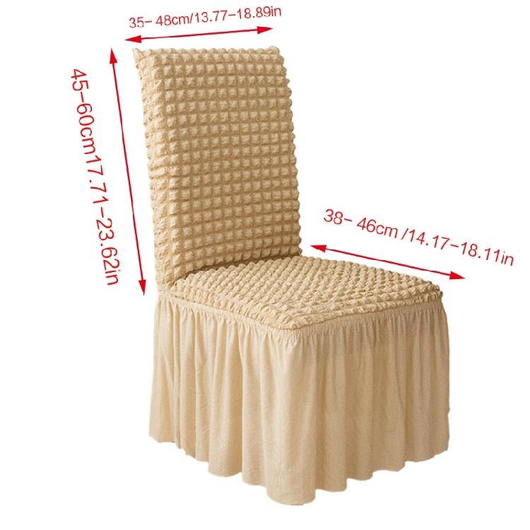 Stretch Chair Cover Folding Chair Skirt for Dining Room Kitchen Banquet Home
