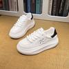 Color matching platform white shoes women's 2025 spring new popular versatile height-increasing muffin casual shoes bread shoes board shoes