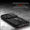 KEYSION Shockproof Armor Case for Huawei P60 Pro Slide Camera Lens Protection Ring Stand Phone Back Cover for Huawei P60 P60 Pro