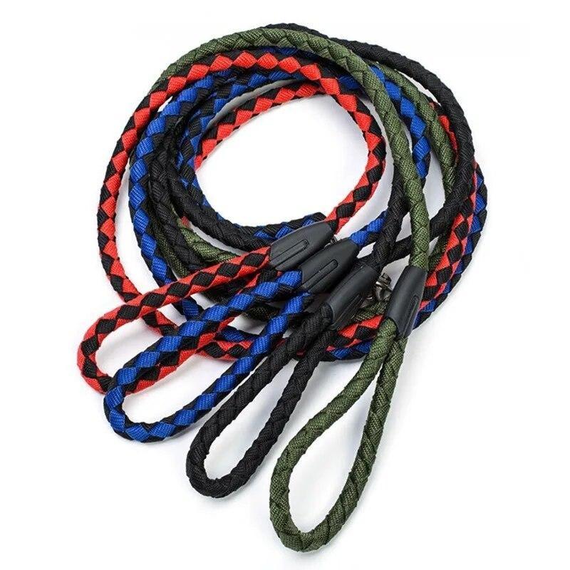 1.4M Durable Pet Leash Reflective Strong Dog Leash with  Heavy Duty Training Durable Nylon Rope Leashes