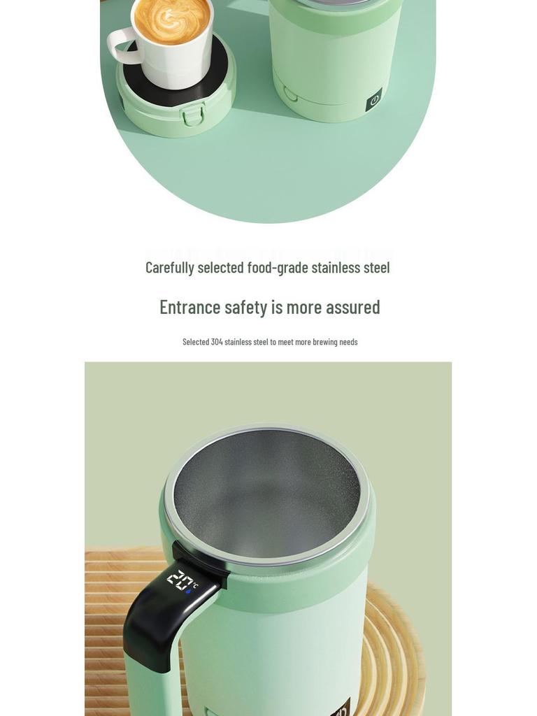 Smart Portable Mixer: Electric Coffee Cup & Magnetic Protein Shaker