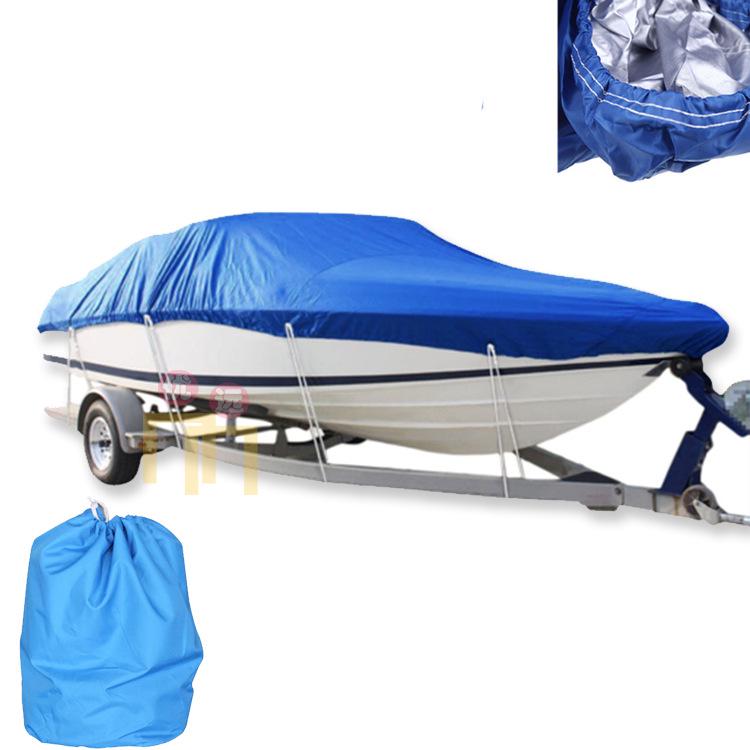 Blue V-Shaped Outdoor Yacht Cover - 210D Oxford Cloth, Waterproof, Sunproof, UV Protection