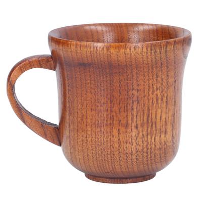 300ml Houten Kop met Handvat Warmte-isolatie Koffiemok Drank Thee Kop voor Huishouden Kantoor