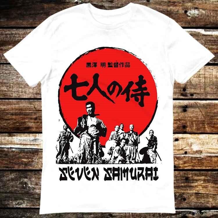 Seven Samurai Cult Movie Red Limited Edition T Shirt 6360 Unisex T-Shirt XXXXL