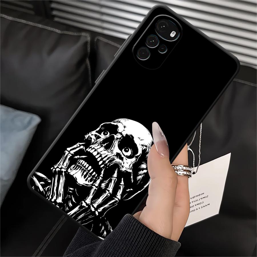Case for Motorola Moto G51 G73 G22 Edge40 G71 G50 G32 G60s Edge 20 Pro 30 Lite G52 G53 G30 Phone Cover Skeleton