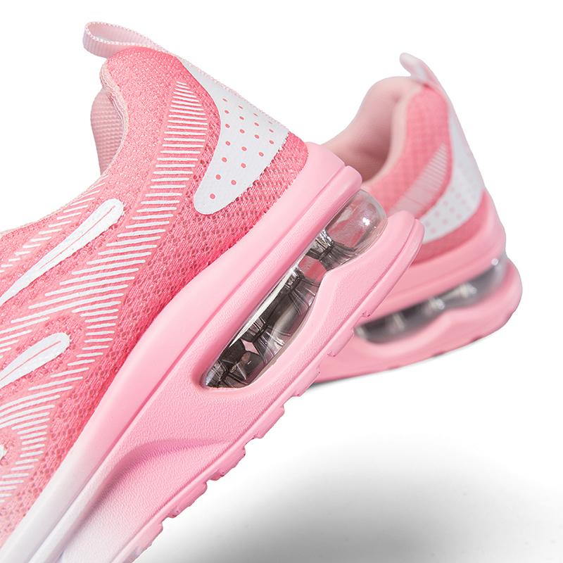 Women Big Size Autumn New Air Cushion Shoes Mesh Breathable Lightweight Comfortable Sneaker Fashion Casual Sports Large Footwear