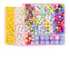 DIY Handmade Beaded Toy Set 24 Grid Loose Spacer Beads Children Creative Jewelry Making Bracelet Necklace Girl Gift Play Toy