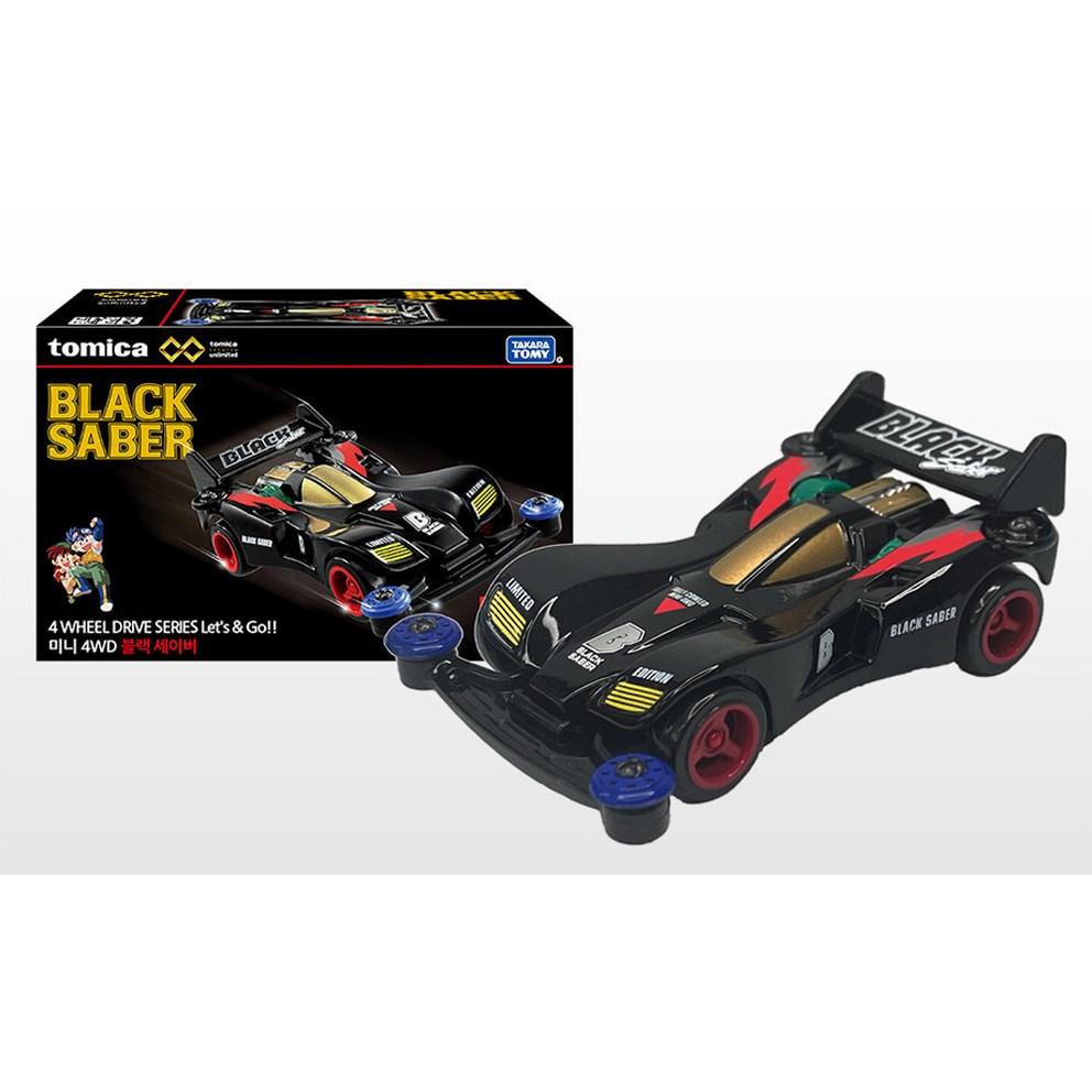 Tomica T-ARTS Korea Premium Unlimited Mini 4WD Schwarzes Säbel Action-Figur Spielzeug