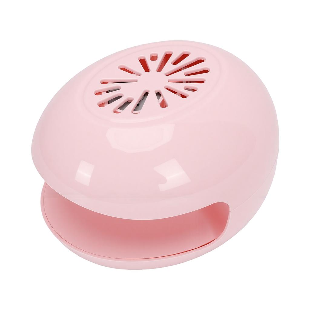 2 In 1 Nail Dryer Portable Nail Lamp Dryer with Fan for Regular Polish Home Travel Pink