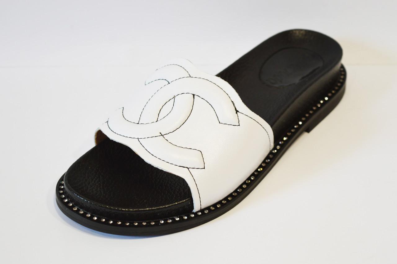 

Шльопанці Evromoda 03219 36 Білі шкіра 36 білий
