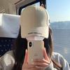 American baseball cap female face small cap men's trendy brand retro hat enlarged and deepened hard top wide brim