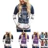 Premium Quality New Fashion Women Clothing Merry Christmas Letter Print T-shirt Long Sleeve