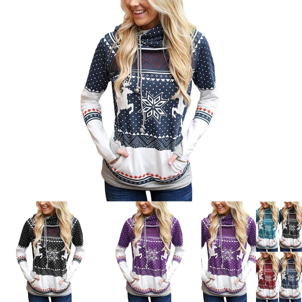 Premium Quality New Fashion Women Clothing Merry Christmas Letter Print T-shirt Long Sleeve
