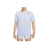 Comfortable Versatile Fashionable Solid Color T-Shirt Men Tops Blue HJ3378-057