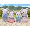 Sylvanian Families Marshmallow Mouse Family Doll Set 3 Years and Up Toy for Dollhouse