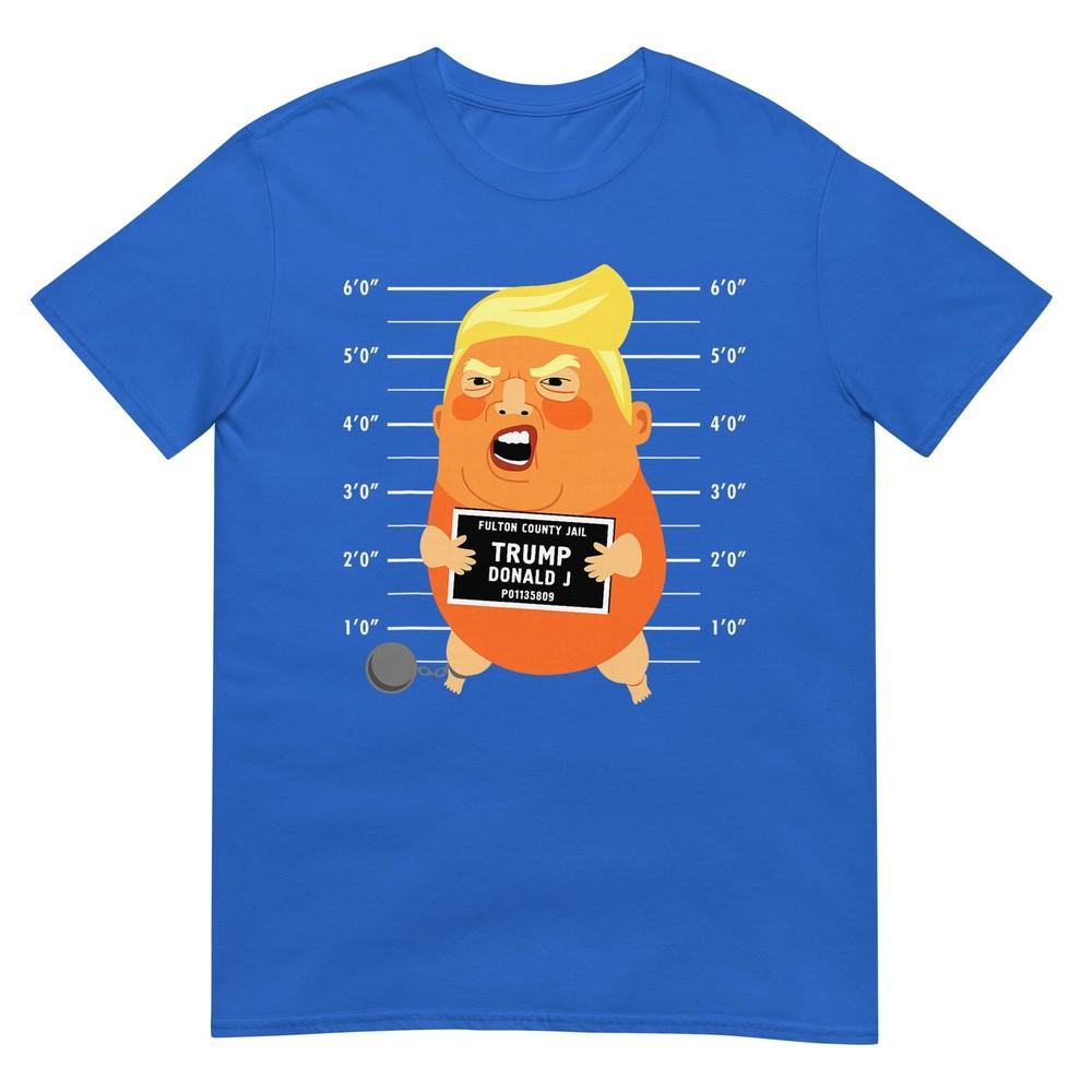 Trump Balloon Mugshot Fulton County Jail Funny AntiTrump TShirt