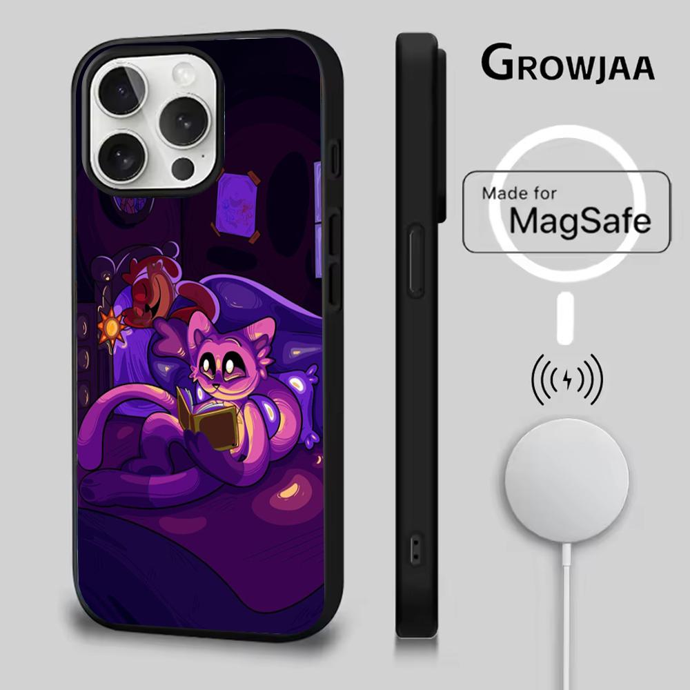 Catnap und Dogday Handyhülle Für iPhone 16e,16,15,14,13,12,11,Plus,Pro,Max,Mini Magsafe Magnetisches Kabelloses Laden