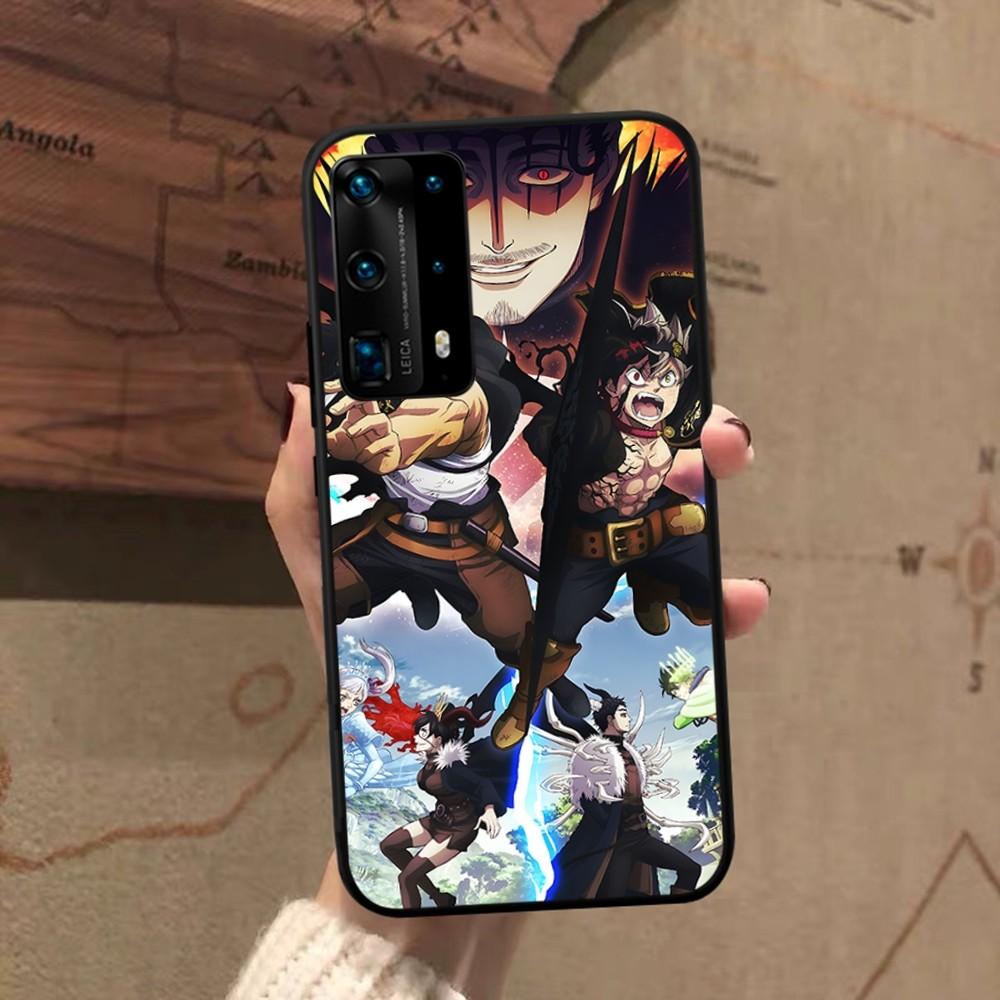 Black Clover Telefoonhoesje Voor Huawei P 8 9 10 20 30 40 50 Pro Lite Psmart Honor 10 Lite 70 Mate 20lite