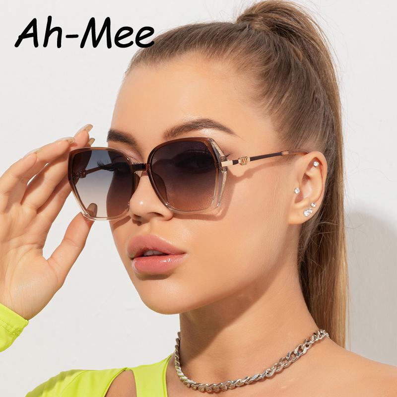 Fashion Square Sunglasses Women Trendy Style Sun Glasses For Lady Vintage Shades Gradient  Uv400 Streetwear Eyewear
