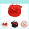 Candy Color Mini Girl Shoulder Bag With Butterfly Bow For Daily Use