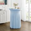 Cocktail Table Covers, Spandex Stretch Round Cocktail Tablecloths Stretch High Top Bar Table Skirt for Wedding Party Banquet