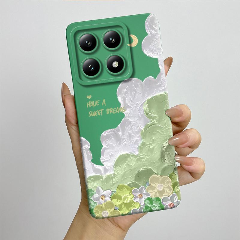 For Xiaomi 14T Pro Phone Case 14Tpro Soft Silicone TPU Sweet Painted Casing Cartoon Printed Shockproof Protective Back Cover
