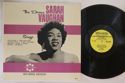 LP Record SARAH VAUGHAN, MARGIE ANDERSON - Divine Sarah Vaughan Sings M114 SPIN-O-RAMA US Jazz Used