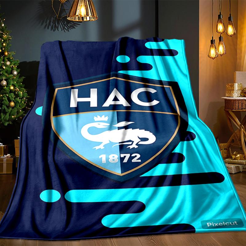 Havre Crest Blanket Lightweight Ideal Bedding Blanket Perfect for Travel, Camping, Living Rooms, Offices, Sofas, Fan Christmas gift