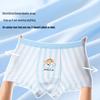 Boys' Antibacterial Silk Crotch Cartoon Boxer Briefs 3-Pack